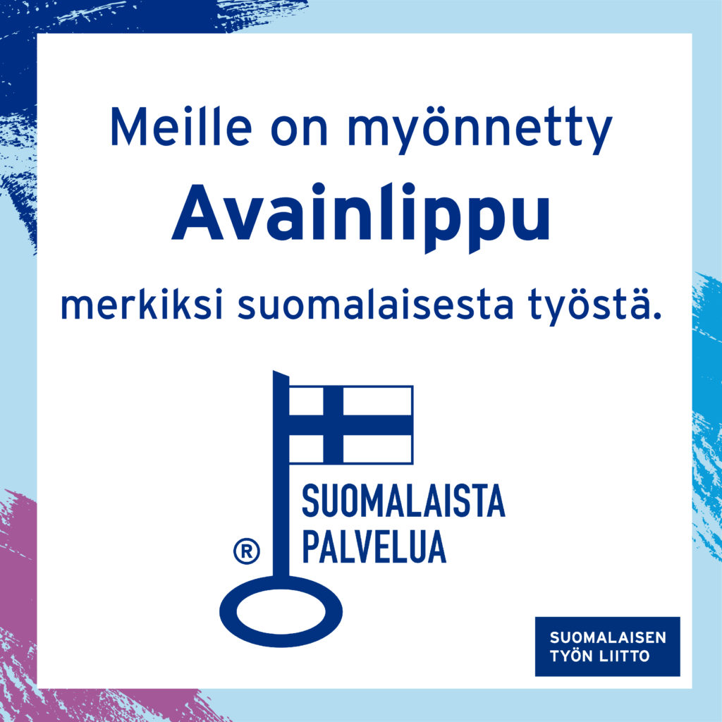 Suomalaista palvelua avainlippu